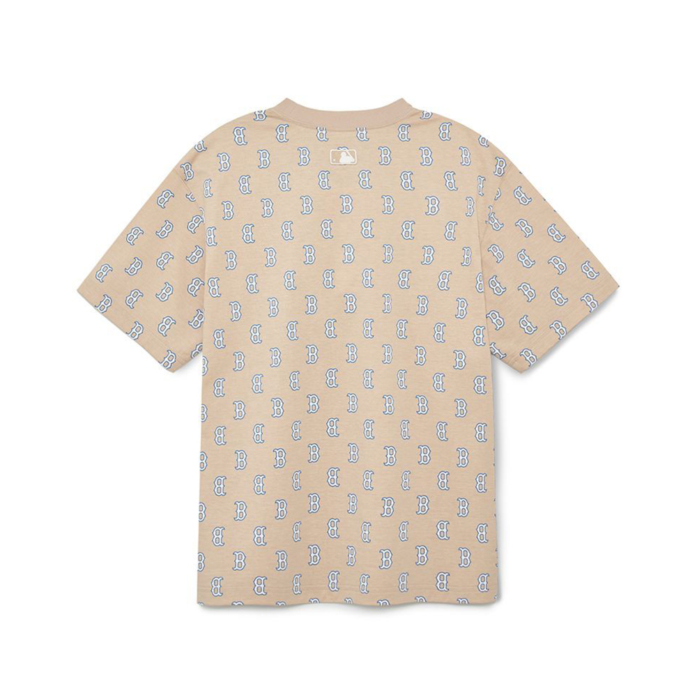 [MLB] W's Classic Monogram JQD Crop T-shirt ★すぐ品切れ★ MLB Monogram All Over Print Tee Boston Redsox – The Factory KL