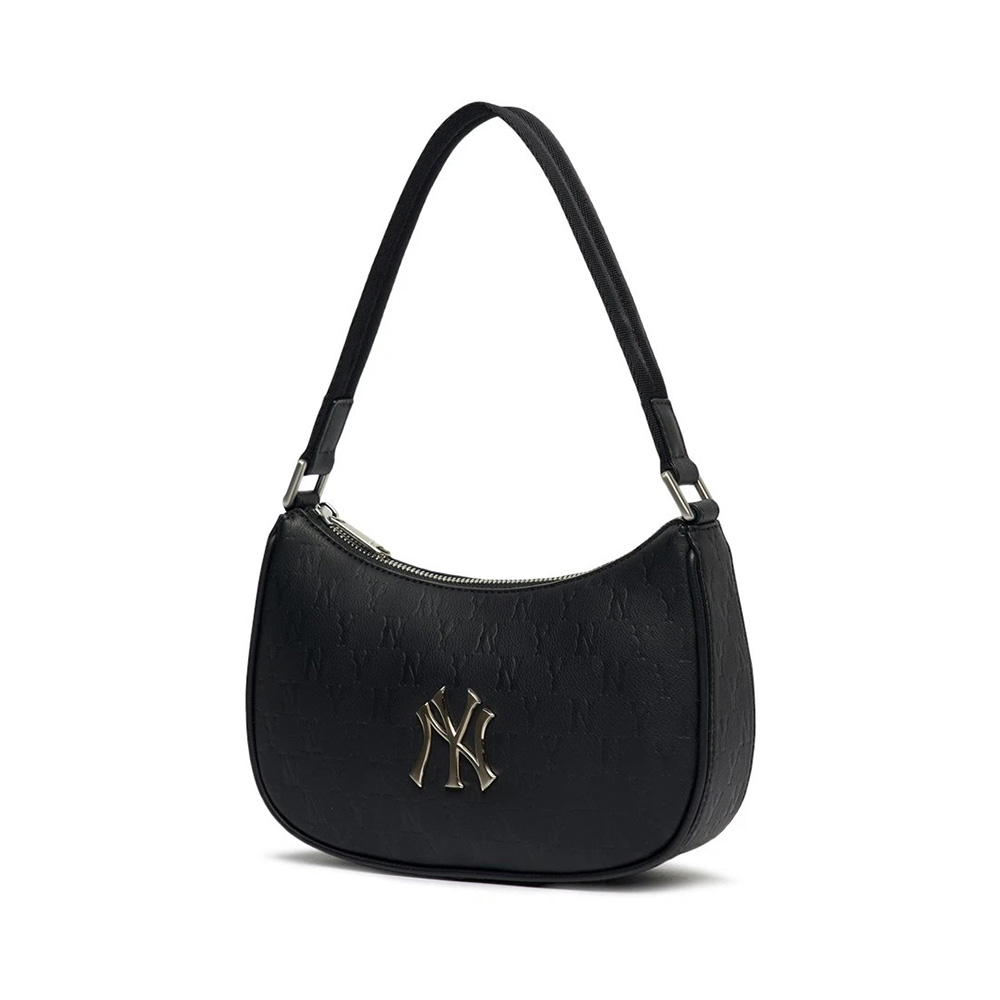 MLB NY Yankees Embo Monogram Hobo Bag Cream – voilà.id