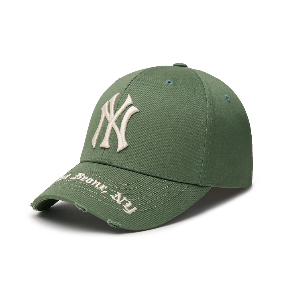 MLB NY Yankees Gothic Structured Ball Cap Khaki – voilà.id