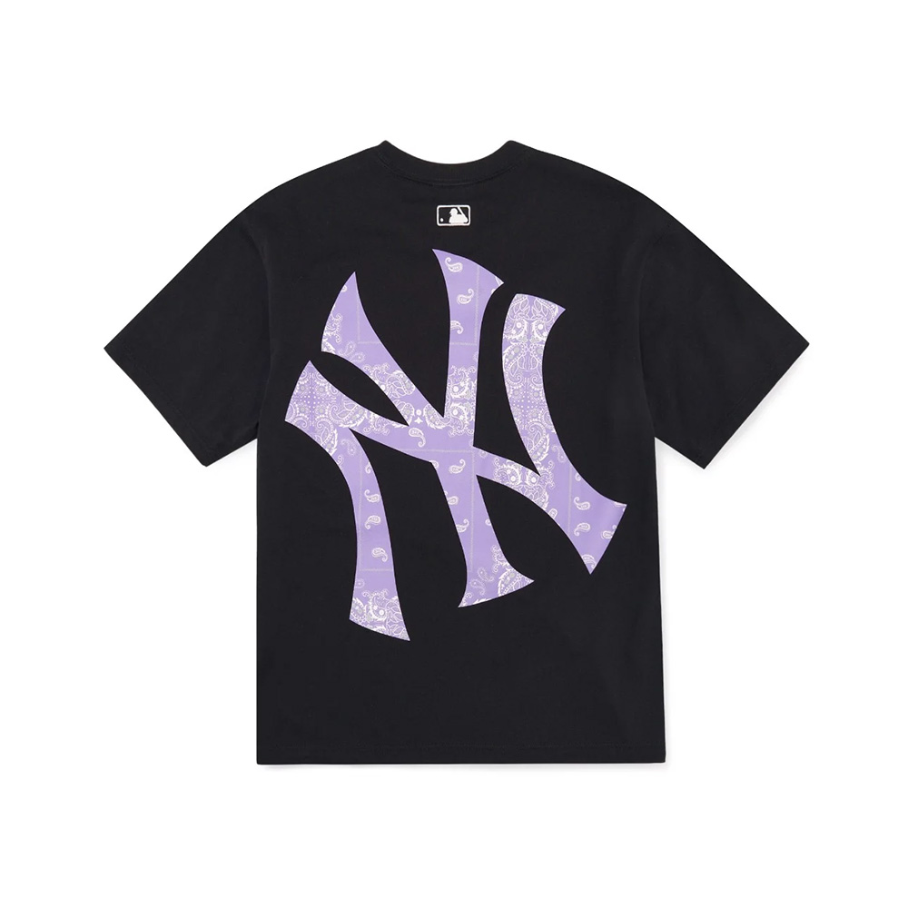 MLB■Big Logo Oversize Short Sleeve★送料込 MLB NY Yankees Paisley Mega Logo NY Tee Green – voilà.id