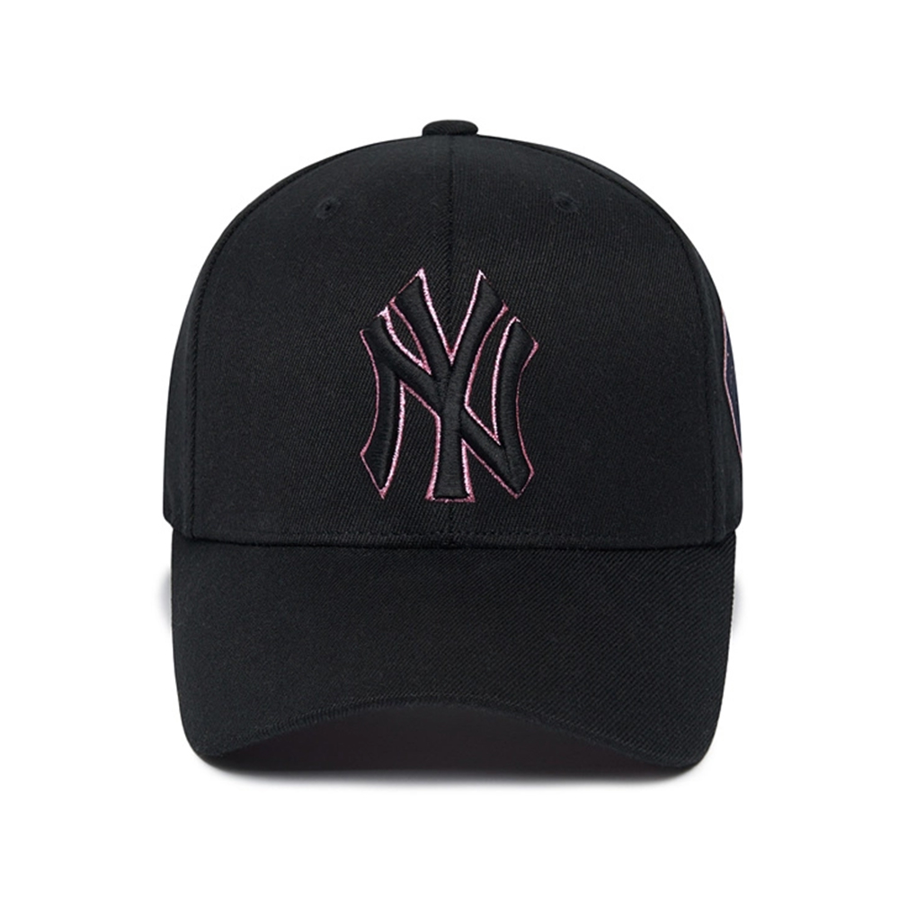 MLB NY Yankees Stamp Ball Cap Black/Pink – voilà.id