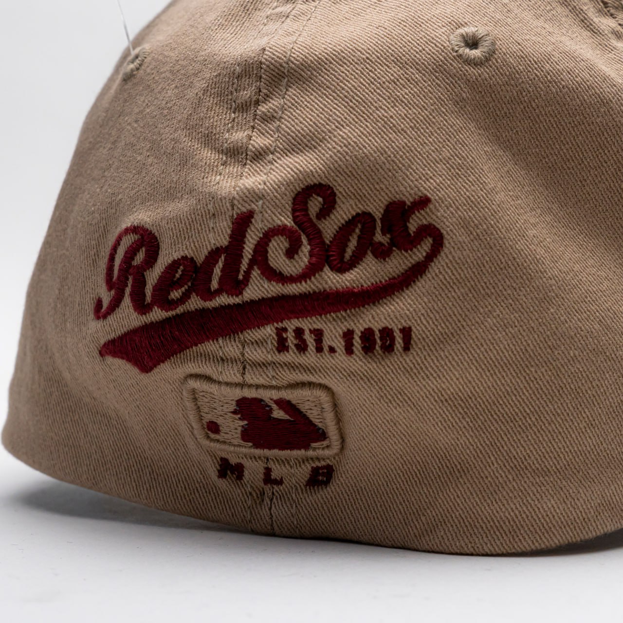 MLB Boston Redsox Fielder Ball Cap Brown/Red – voilà.id