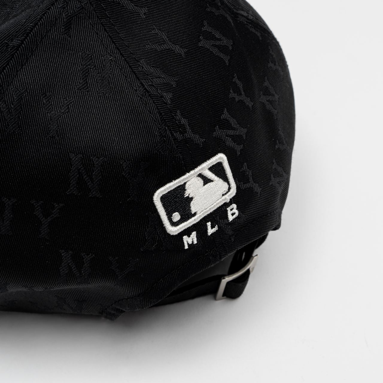 MLB NY Yankees Classic Jacquard Monogram Baseball Cap Black