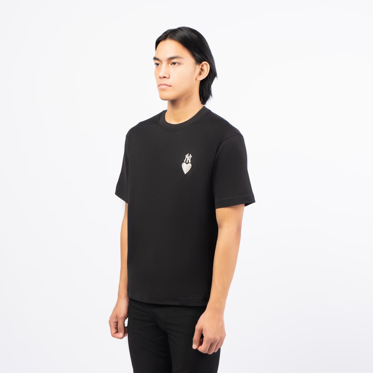 Tシャツ・カットソー [MLB] VARSITY BIG LOGO OVER FIT SHORT T-SHIRT เสื้อยืด Varsity Vintage Color Graphic Oversized-Fit T-Shirt