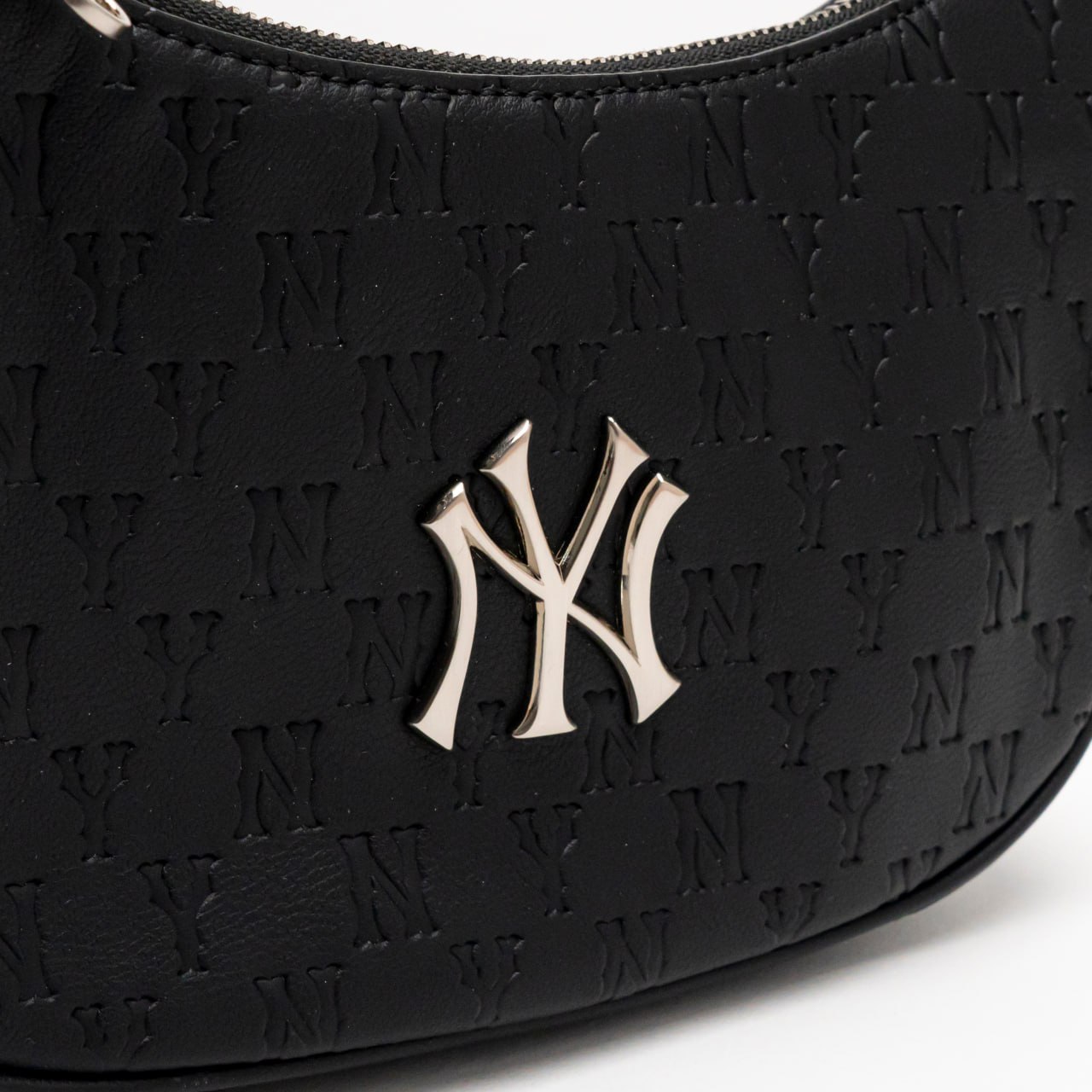 ☆MLB Korea☆ Classic Monogram New Embo Hobo Bag NY Black MLB KOREA] Basic Denim Hobo Bag New York Yankees / navy | eBay