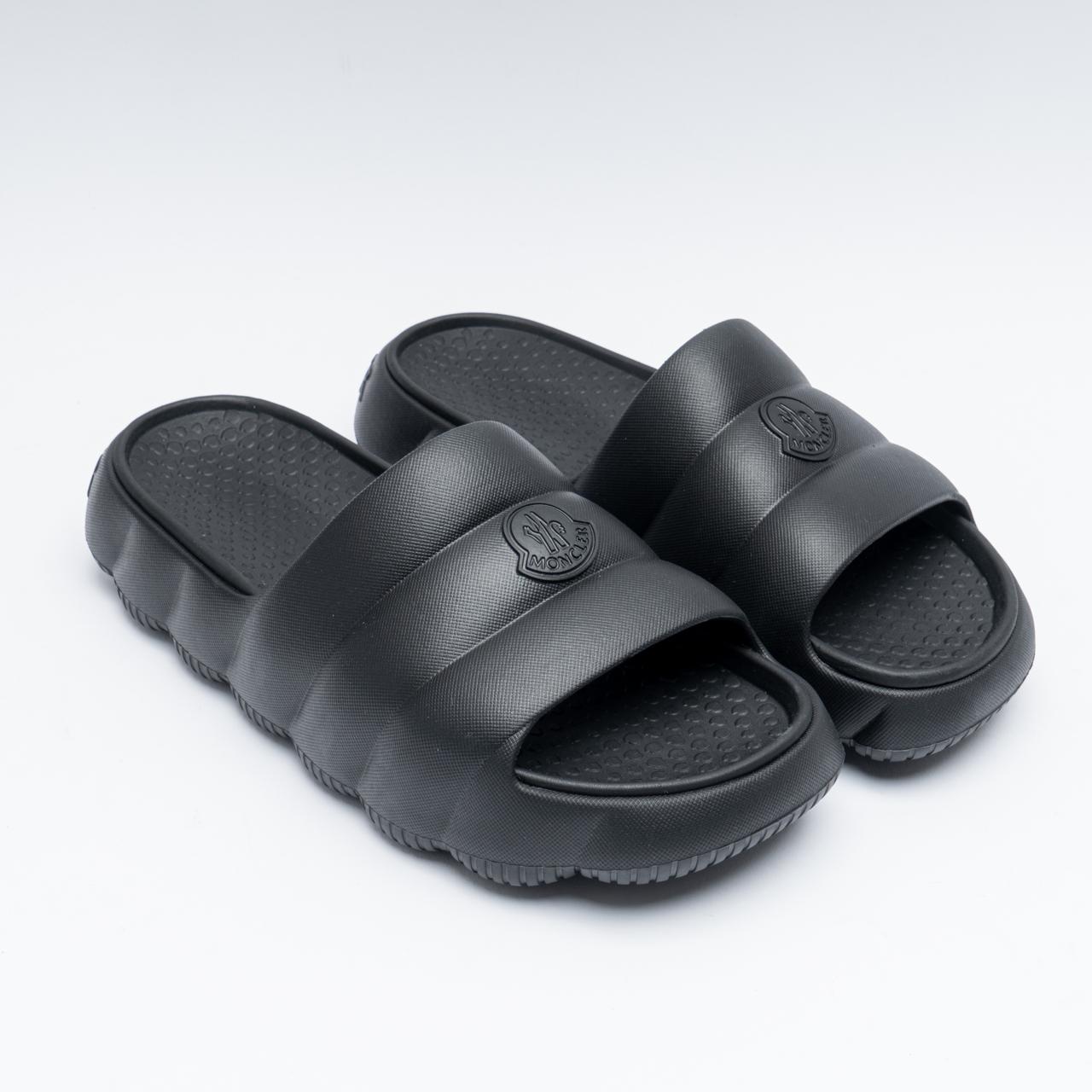 Moncler Lilo Rubber Slide Black – voilà.id