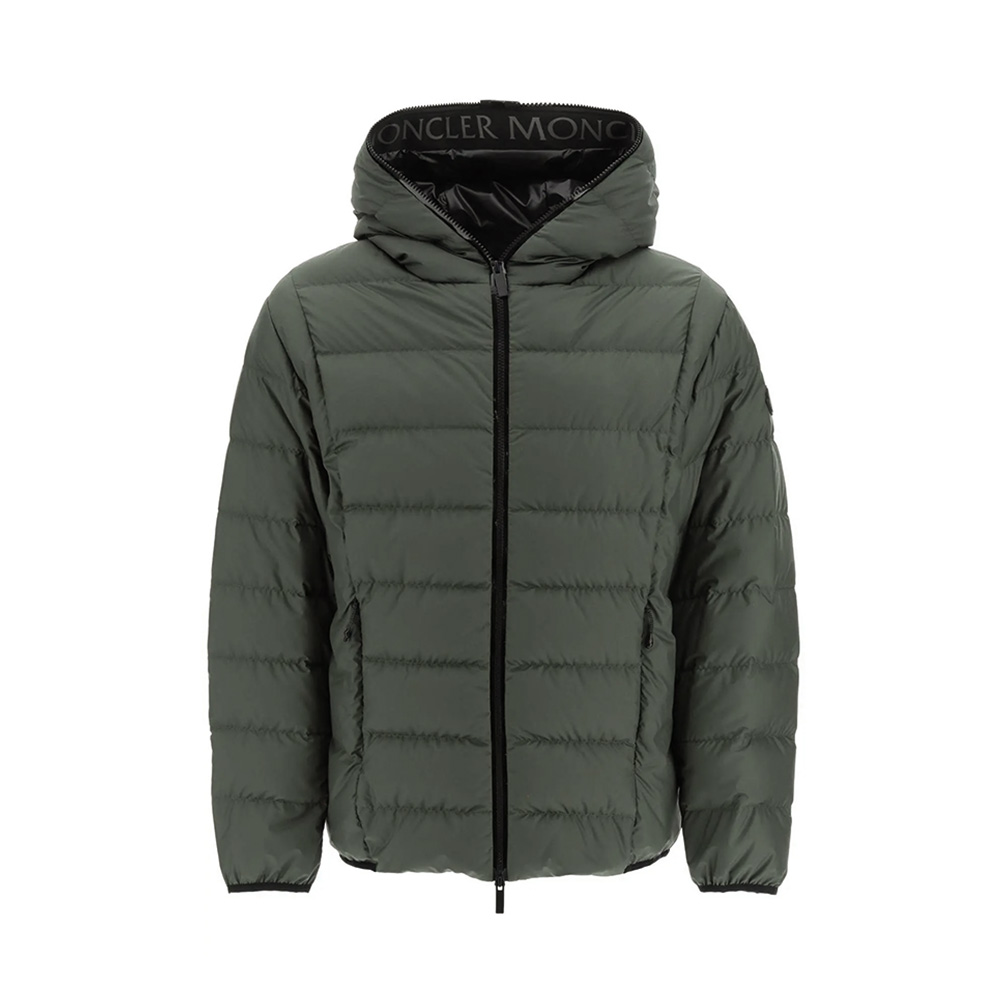 Moncler Hadar Short Down Jacket Green – voilà.id