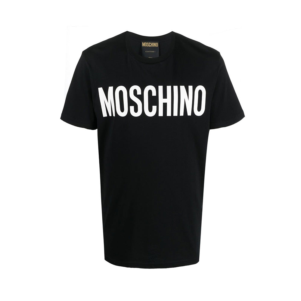 Moschino Logo Print T-Shirt Black – voilà.id