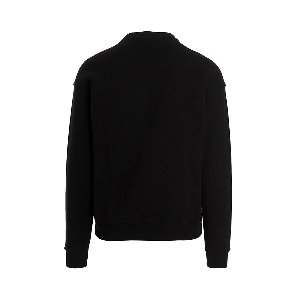 【関税&送料込】Moschino Teddy Print Sweatshirt Moschino - Black sweatshirt with teddy maxi logo - BLS Fashion