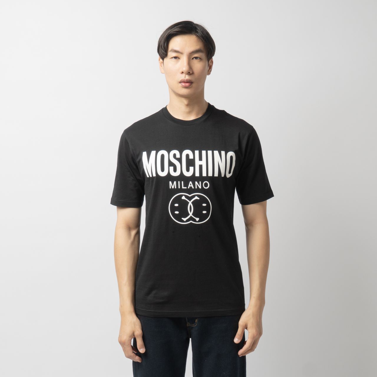 Tシャツ・カットソー MOSCHINO SMILE T-SHIRT MOSCHINO(モスキーノ) MOSCHINO スマイルTシャツ 通販
