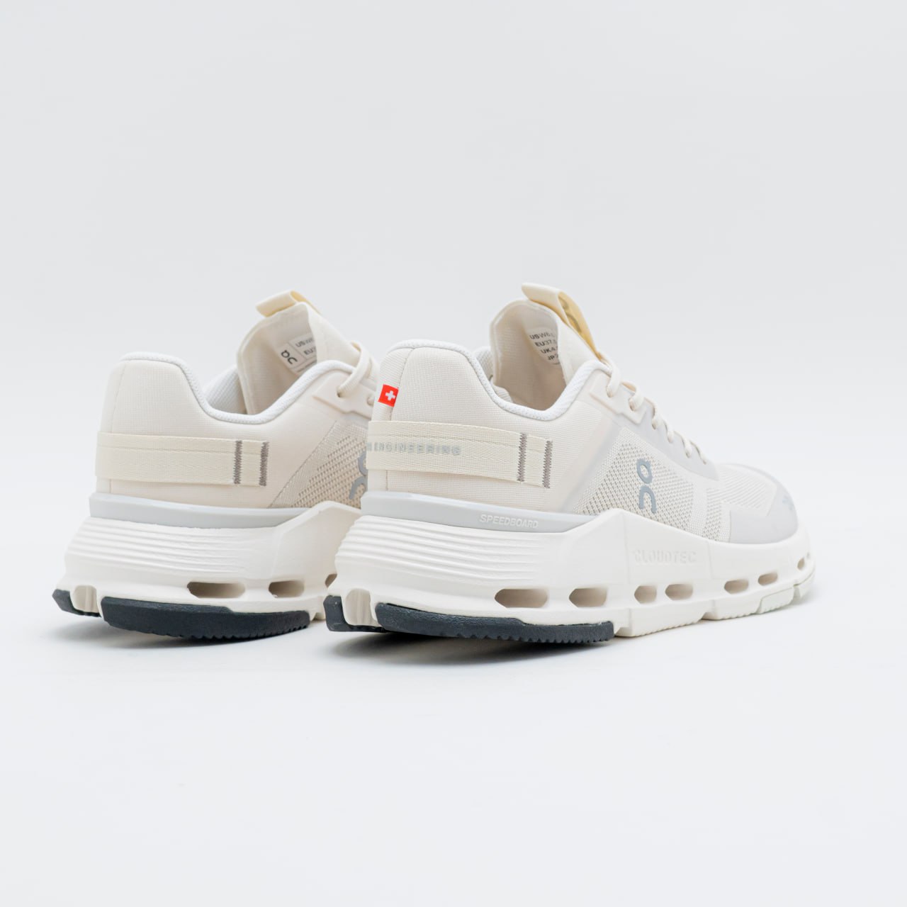 ON Cloudnova Form TT Low Top Sneakers Cream Ivory Women –