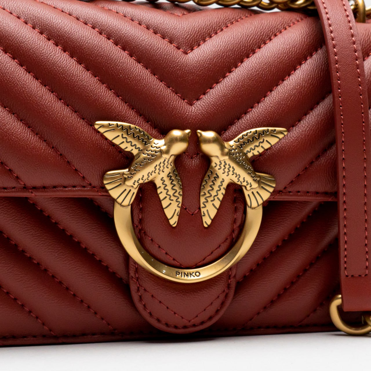 Pinko Love Bell Quilted Mini Crossbody Bag Black – voilà.id