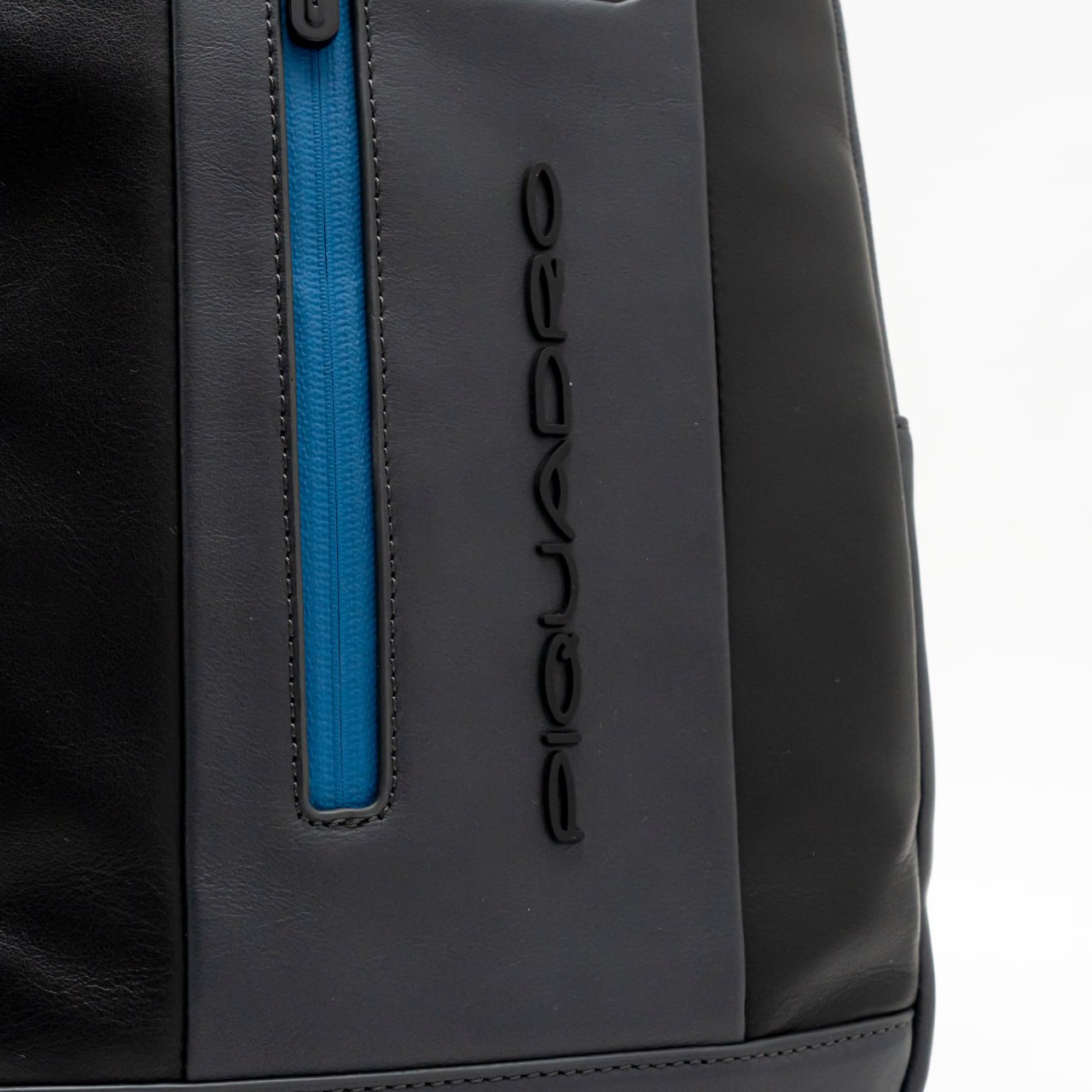 Piquadro Convertible to Backpack Mono Sling Bag Black Grey Blue