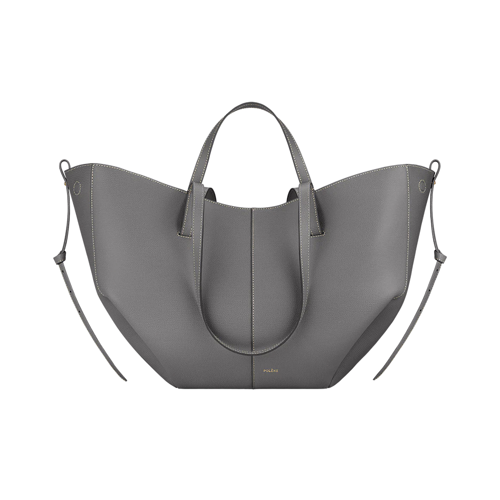 Polene Cyme Shopping Bag Grained Leather Camel – voilà.id