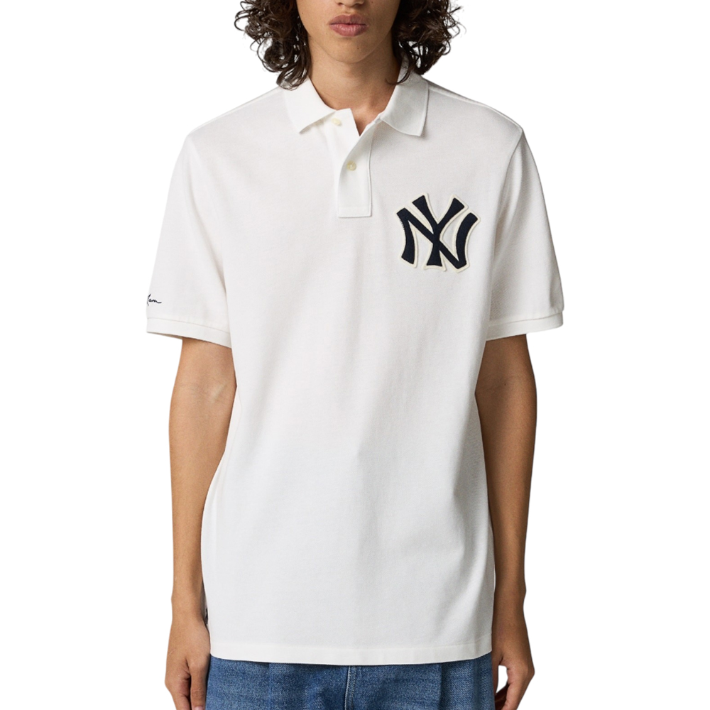 売れ筋商品|||ラルフローレン カットソー トップス レディース Unisex Yankees Polo Shirt Aviator Navy Polo Ralph Lauren NY Yankees Cotton Polo Shirt Aviator Navy