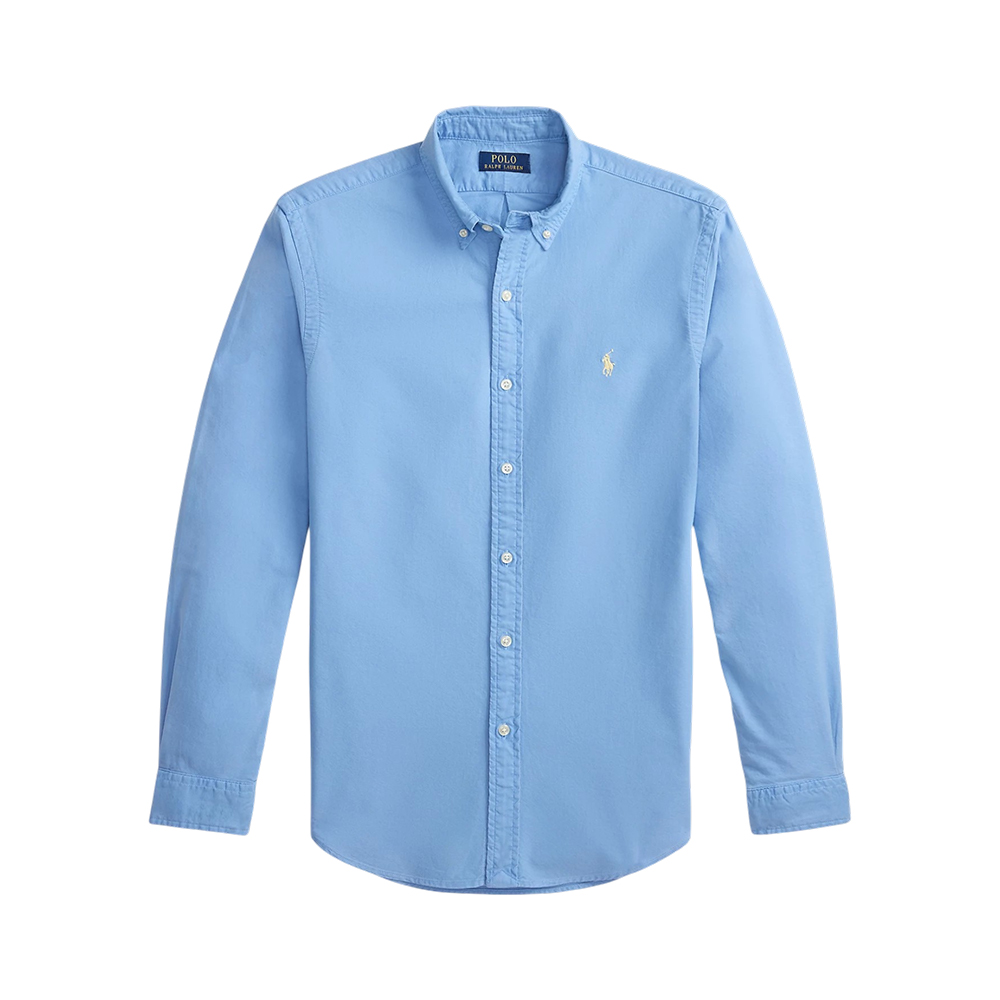 Polo Ralph Lauren Classic Garment Dyed Oxford Shirt Bristol Blue – voilà.id