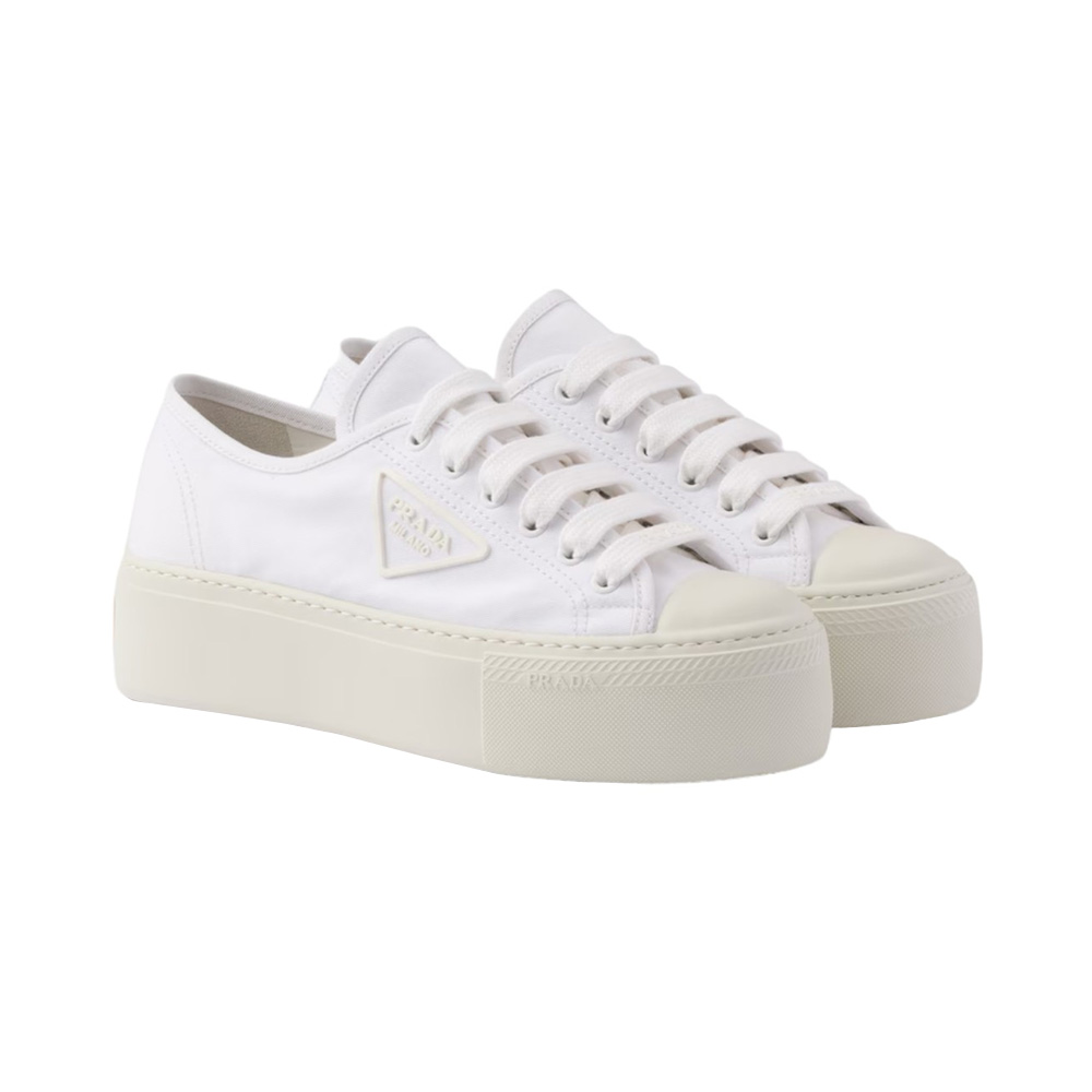 Prada Nylon Prada Studded Sneakers Prada Nylon Studded Accents