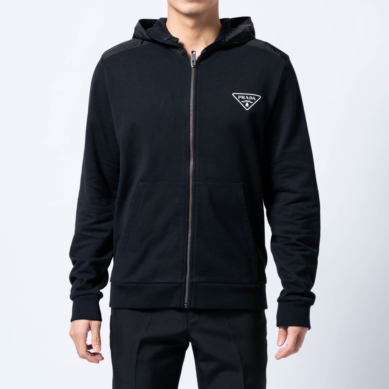 ジャケット・アウター 90s PRADA wool zip up hoodie dark gray 90s PRADA wool zip up hoodie dark gray - メルカリ