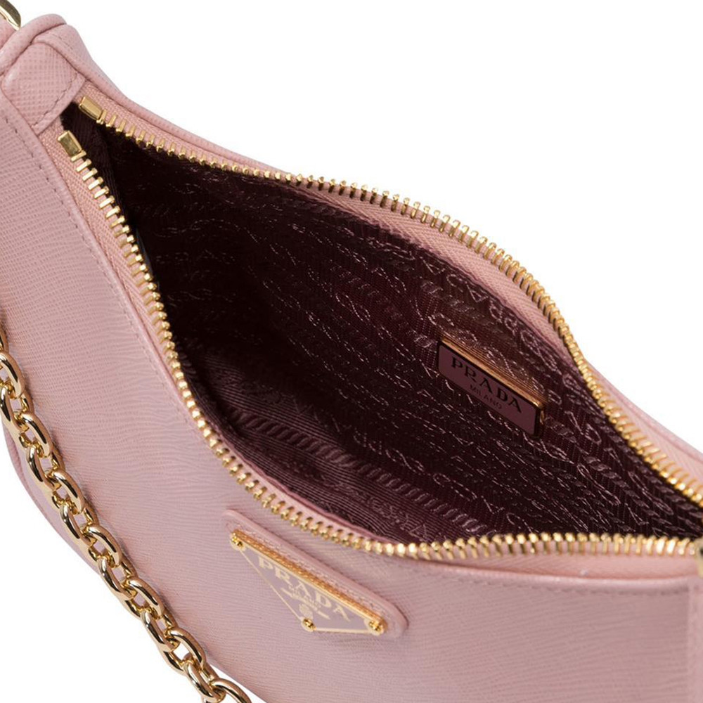 Tas Prada Saffiano Sling Bag Prada Saffiano Leather Chain Mini Bag