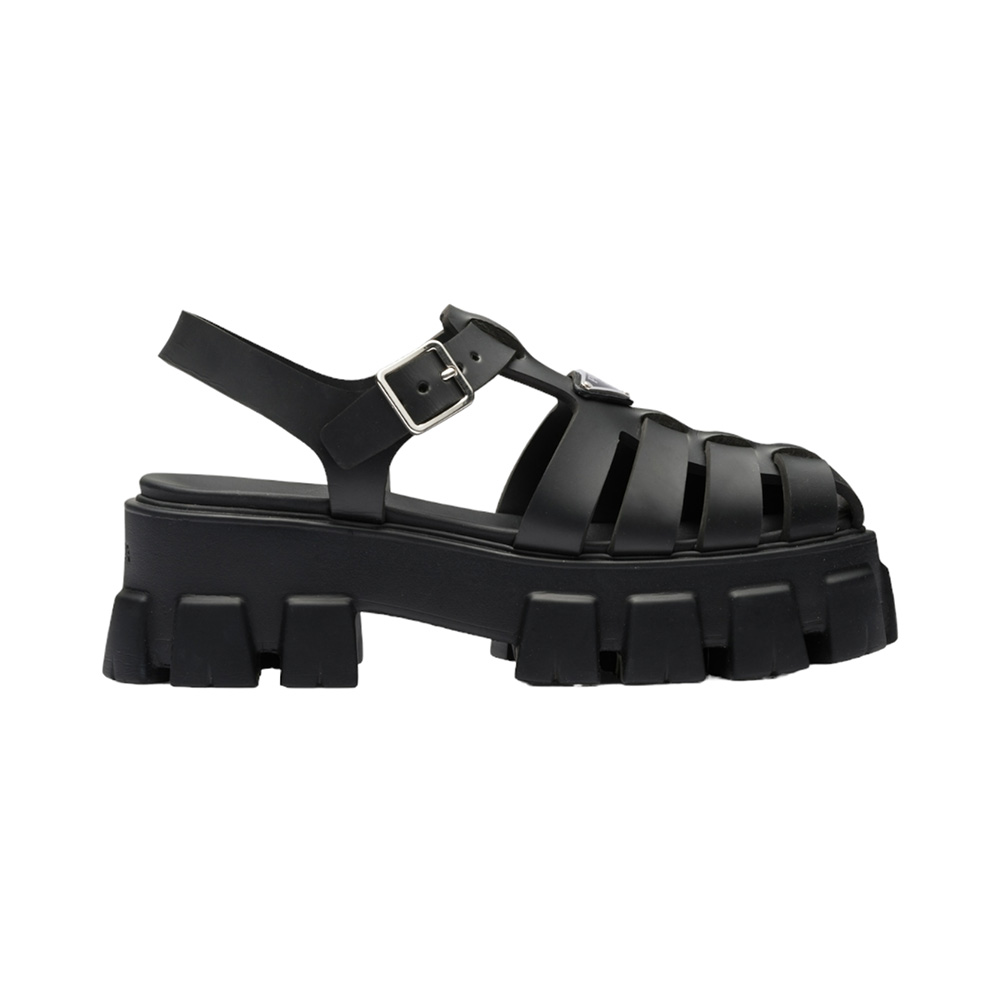 Prada Foam Rubber Sandals Black – voilà.id