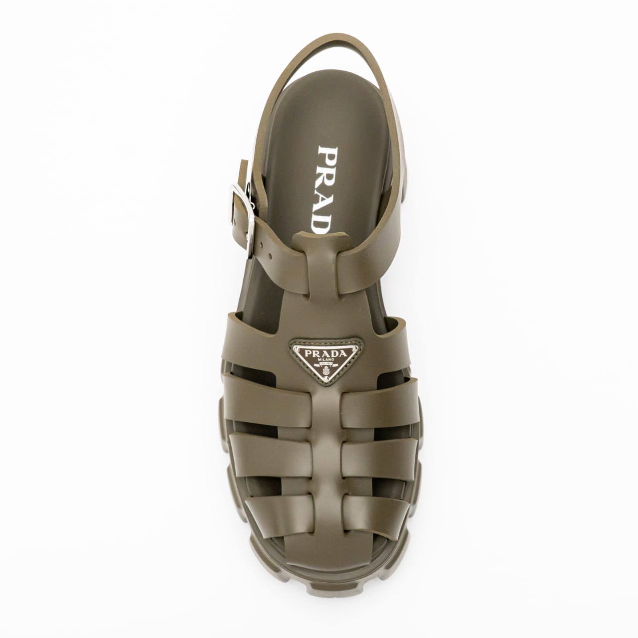 Prada Foam Rubber Sandals Green – voilà.id