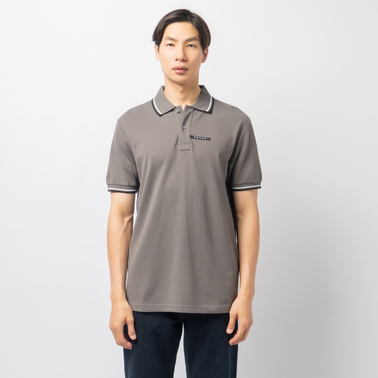 SS1996 PRADA WOMEN POCKET POLO SHIRT