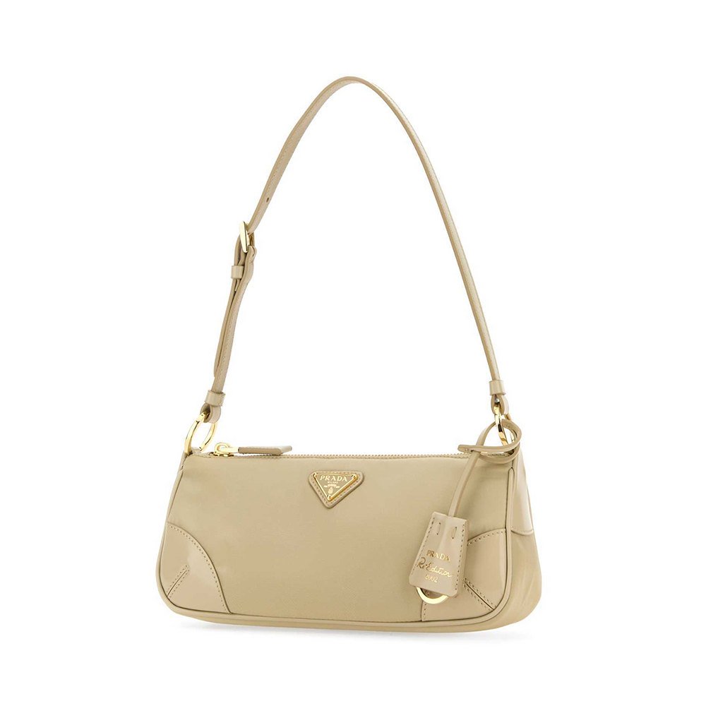 ★PRADA★Duet Re-Nylon Shoulder Bag★Desert Beige Desert Beige Padded Re-Nylon shoulder bag | PRADA