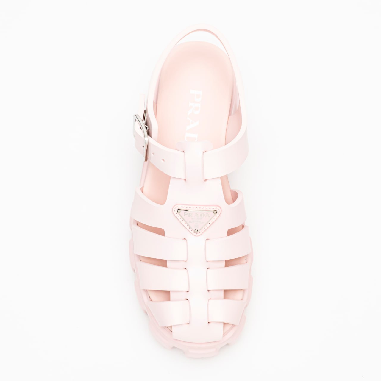 Prada Foam Rubber Sandals Alabaster Pink – voilà.id