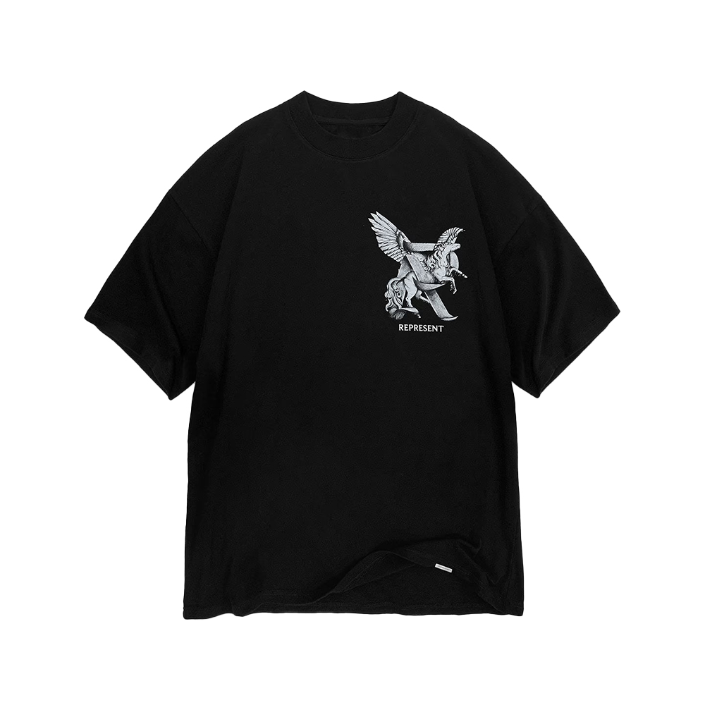 BLKFOX T-Shirt-01／BLACK × LUMINOUS (蓄光 BLKFOX T-Shirt-01／BLACK