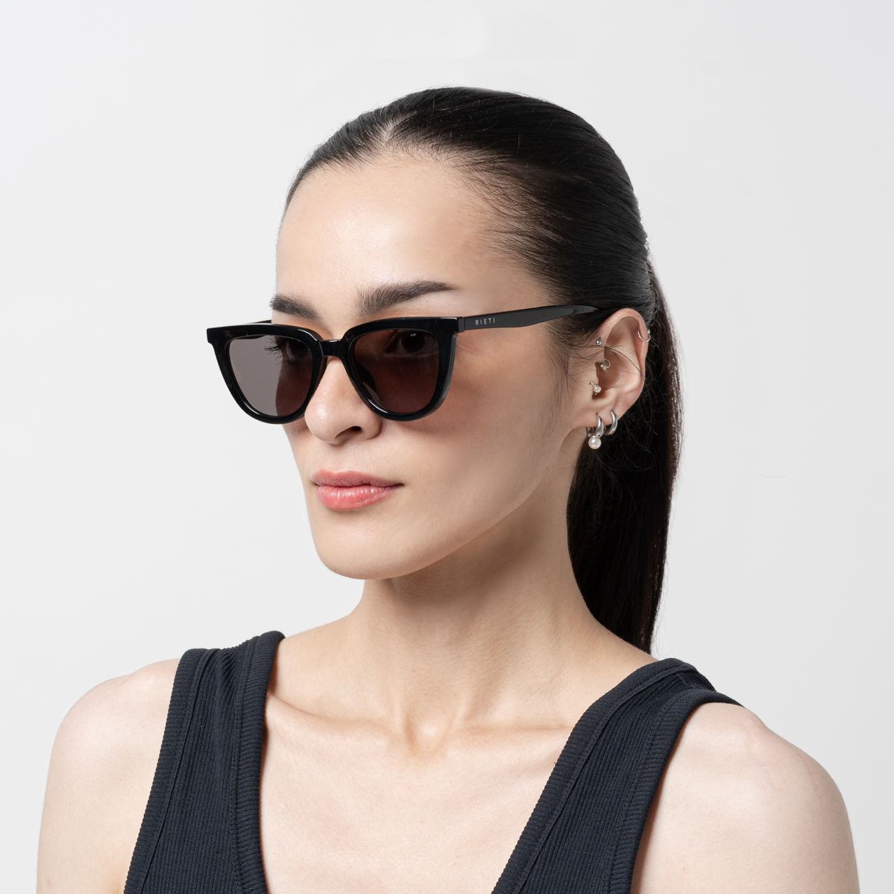 RIETI KYLIE RT 4028 C1 Sunglasses Black Acetate – voilà.id