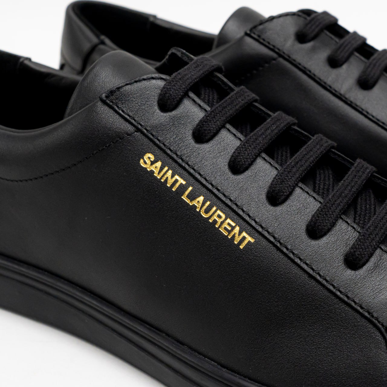 Saint Laurent Andy Leather Sneakers Black – voilà.id Saint Laurent Andy Leather Sneakers Black – voilà.id