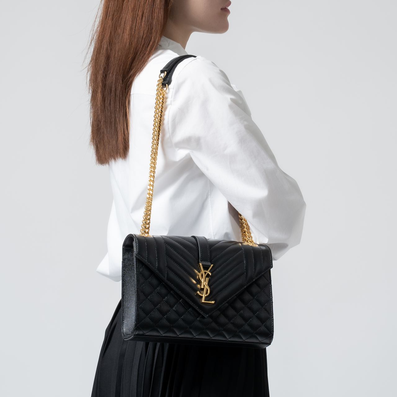 HOT Ysl Envelope Bag Large Envelope Ysl Bags Large Size Ysl