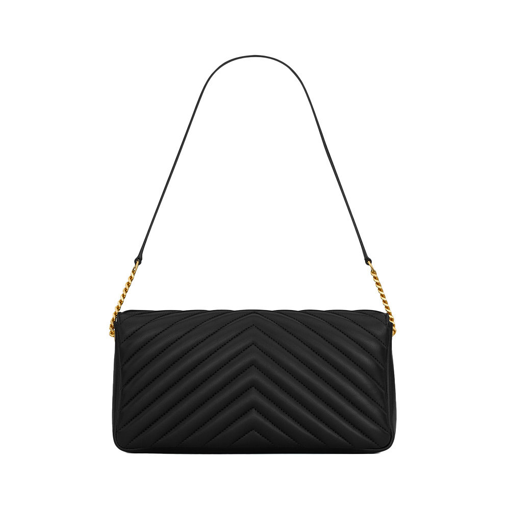 Saint Laurent Kate 99 Quilted Nappa Leather Flap Bag Black