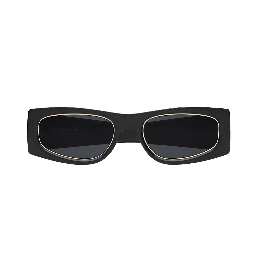 Saint Laurent Women 'Ysl Sl M140' Black Sunglasses With Cassandre In Acetate Woman