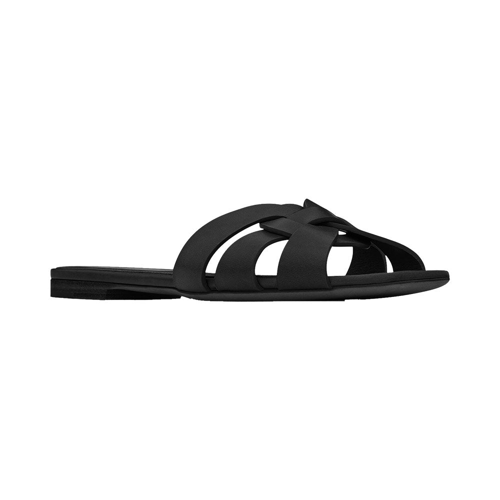 ★Saint Laurent★ Tribute Flat Mule Black 571952BDA001000 57 MUSINSA | SAINT LAURENT Tribute Flat Mule - Black