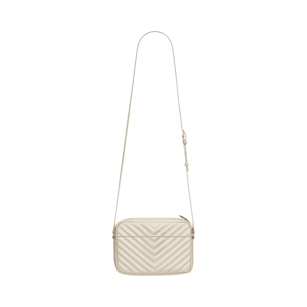 Lou Quilted Camera Bag Crema Soft