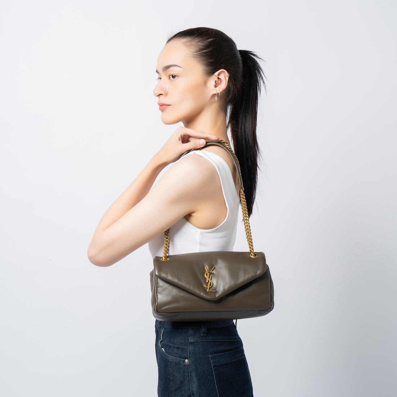 バッグ・カバンその他 SAINT LAURENT CALYPSO SMALL IN PLUNGED LAMBSKIN CALYPSO medium in grained lambskin | Saint Laurent | YSL US
