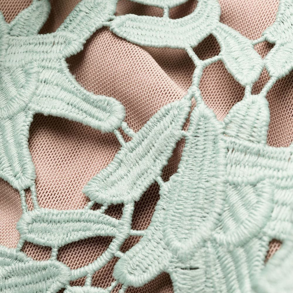 Self Portrait Azaelea Lace Midi Dress Mint voil.id Self Portrait Azaelea Lace Midi Dress Mint voil.id