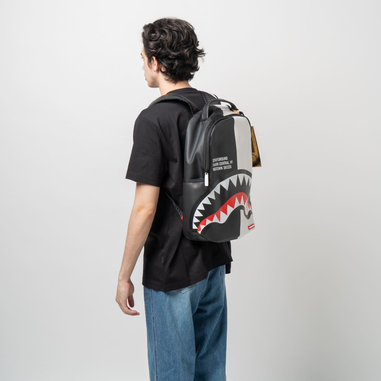Sprayground Chain Backpack Black Silver – voilà.id