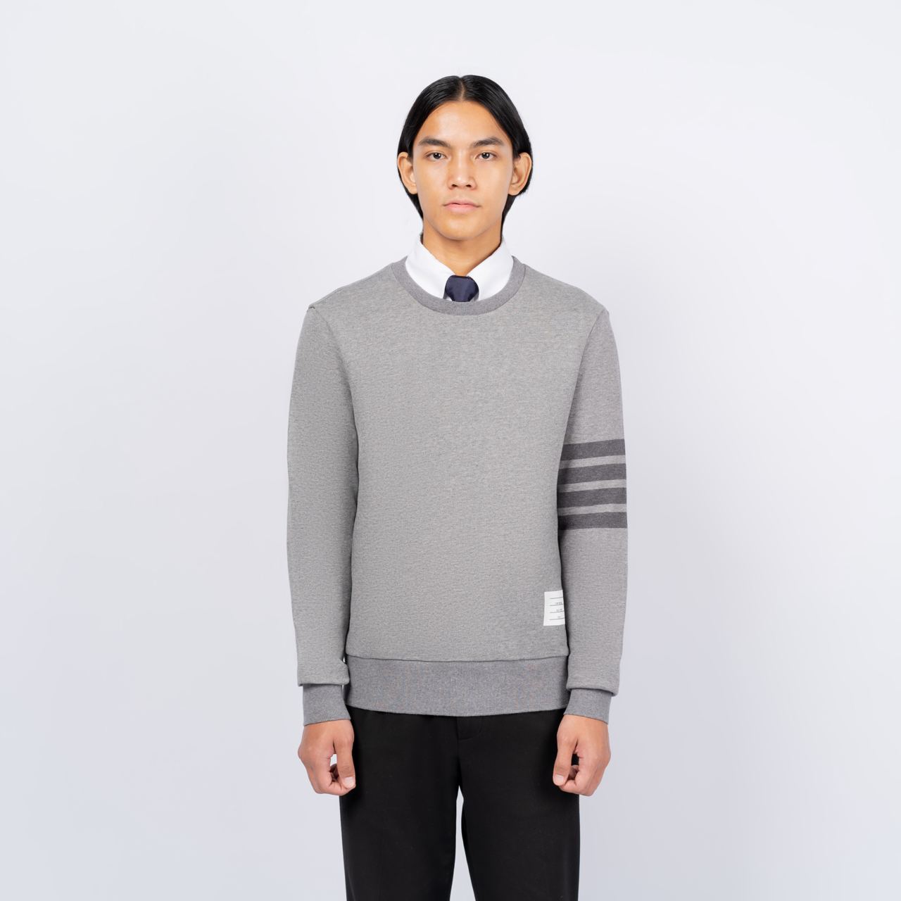 Wool Loopback Thom Browne Oversized Sweatshirt Classic Loopback