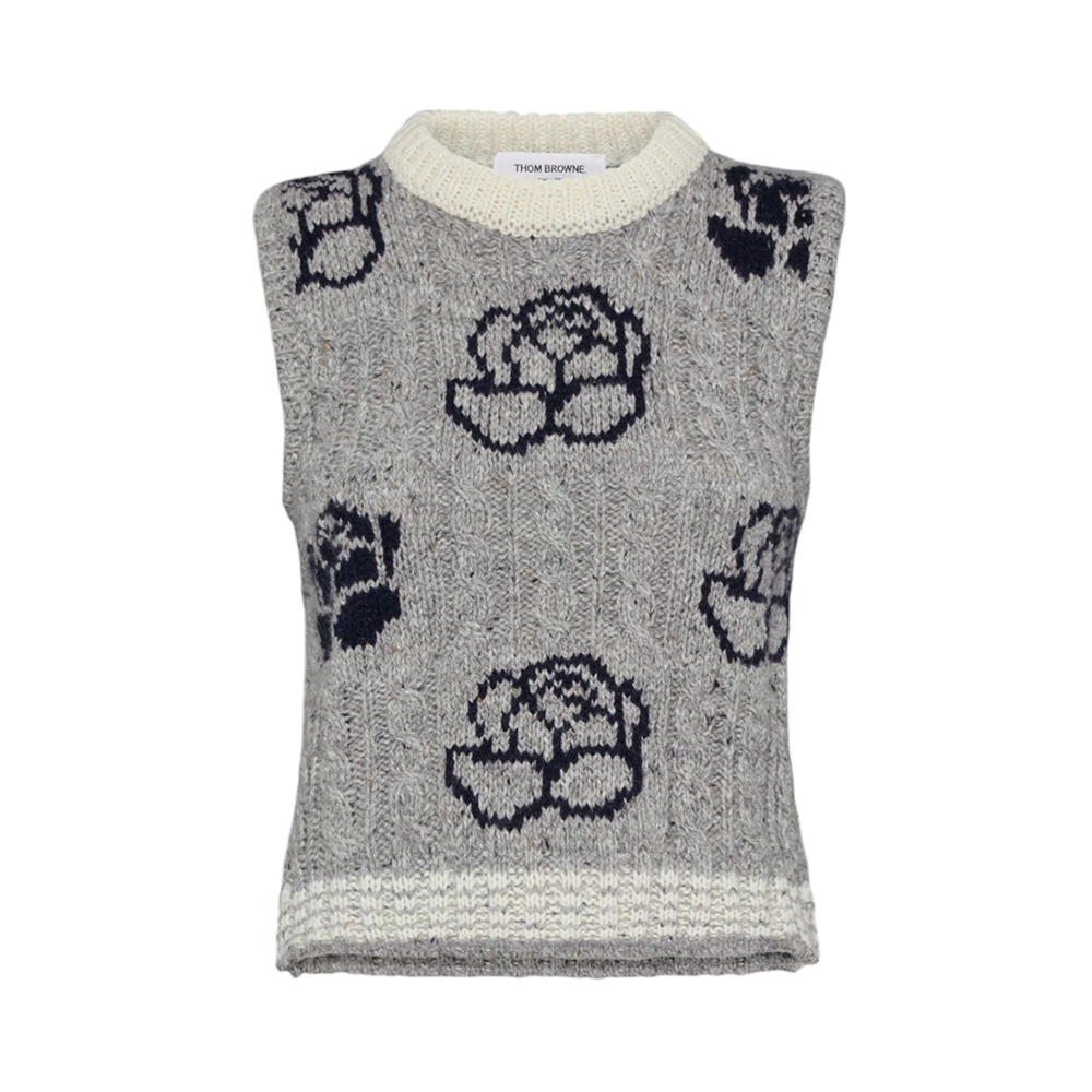 Kolor 21SS Check 怠け Docking Knit Vest