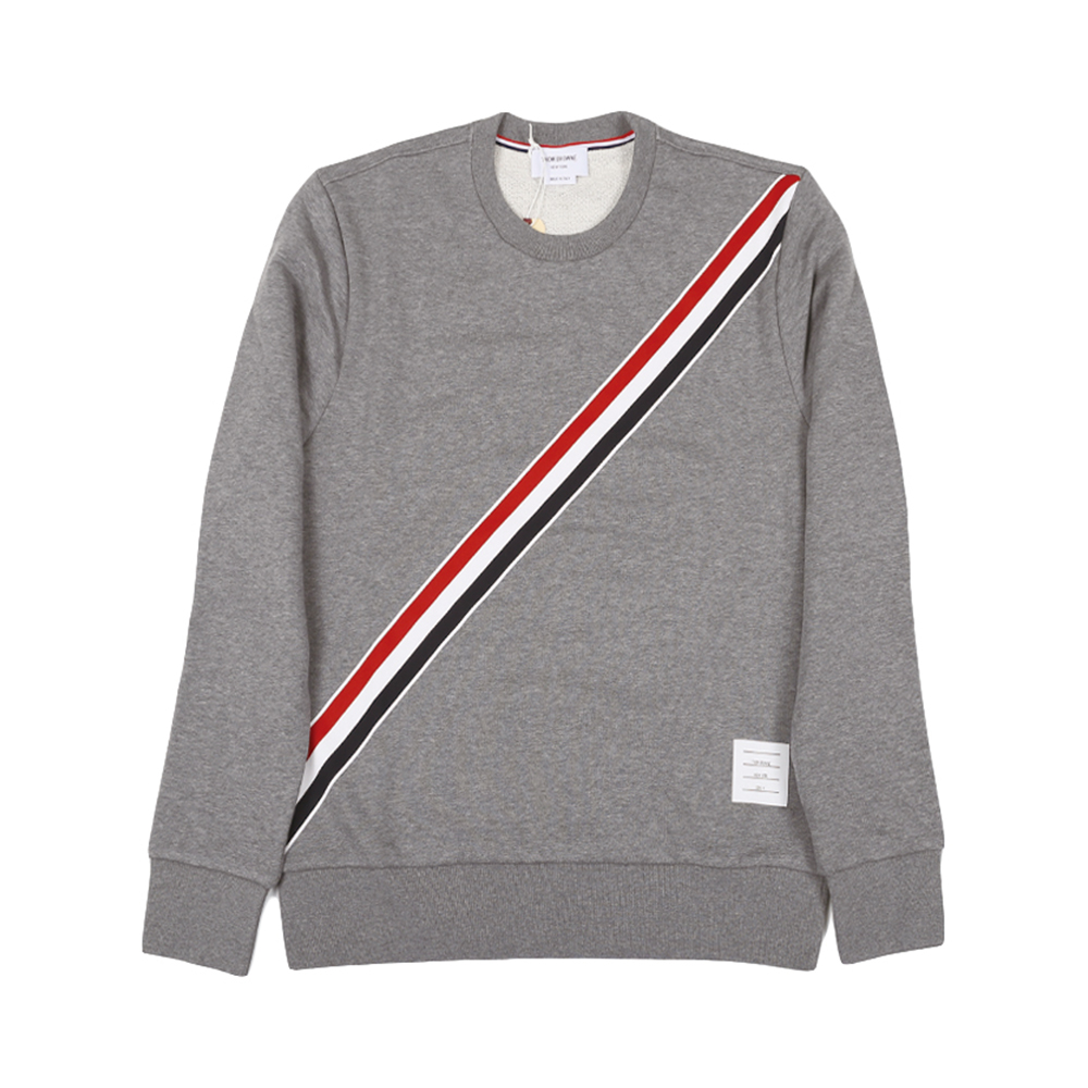 Thom Browne RWB Diagonal Stripe Cotton Loopback Sweatshirt