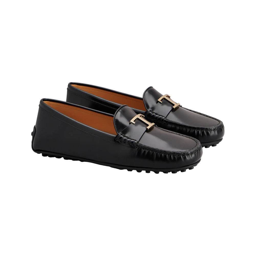 Tod's City Gommino Driving Shoes Leather Black – voilà.id