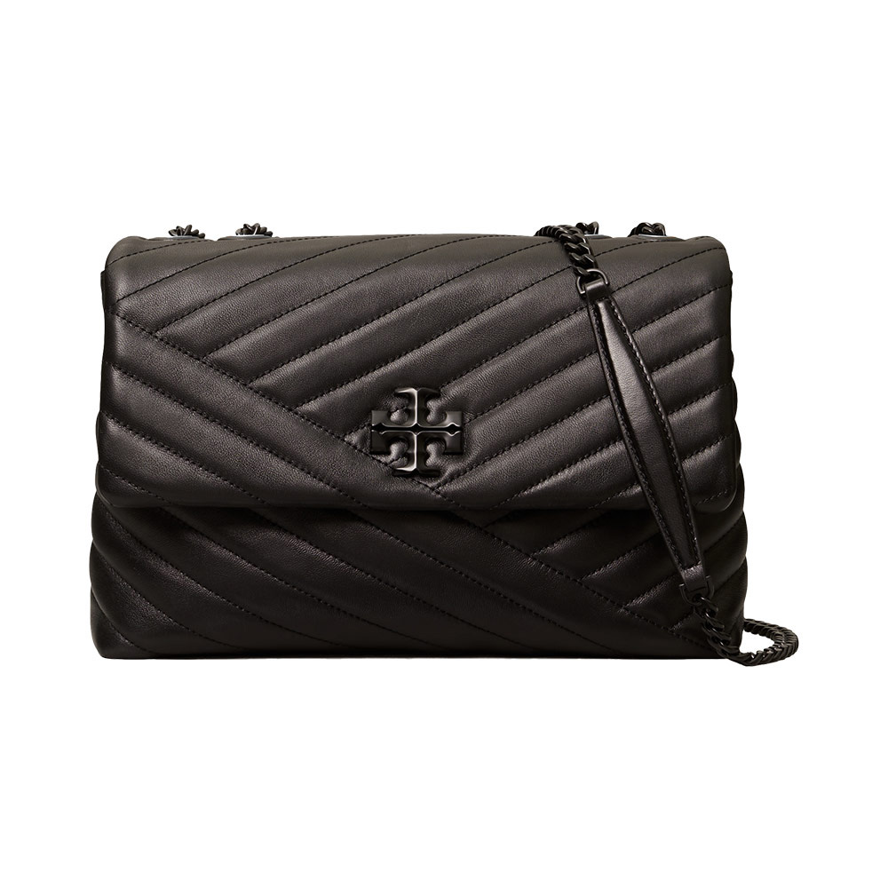 Tory Burch Kira Chevron Powder Coated Convertible Shoulder Bag