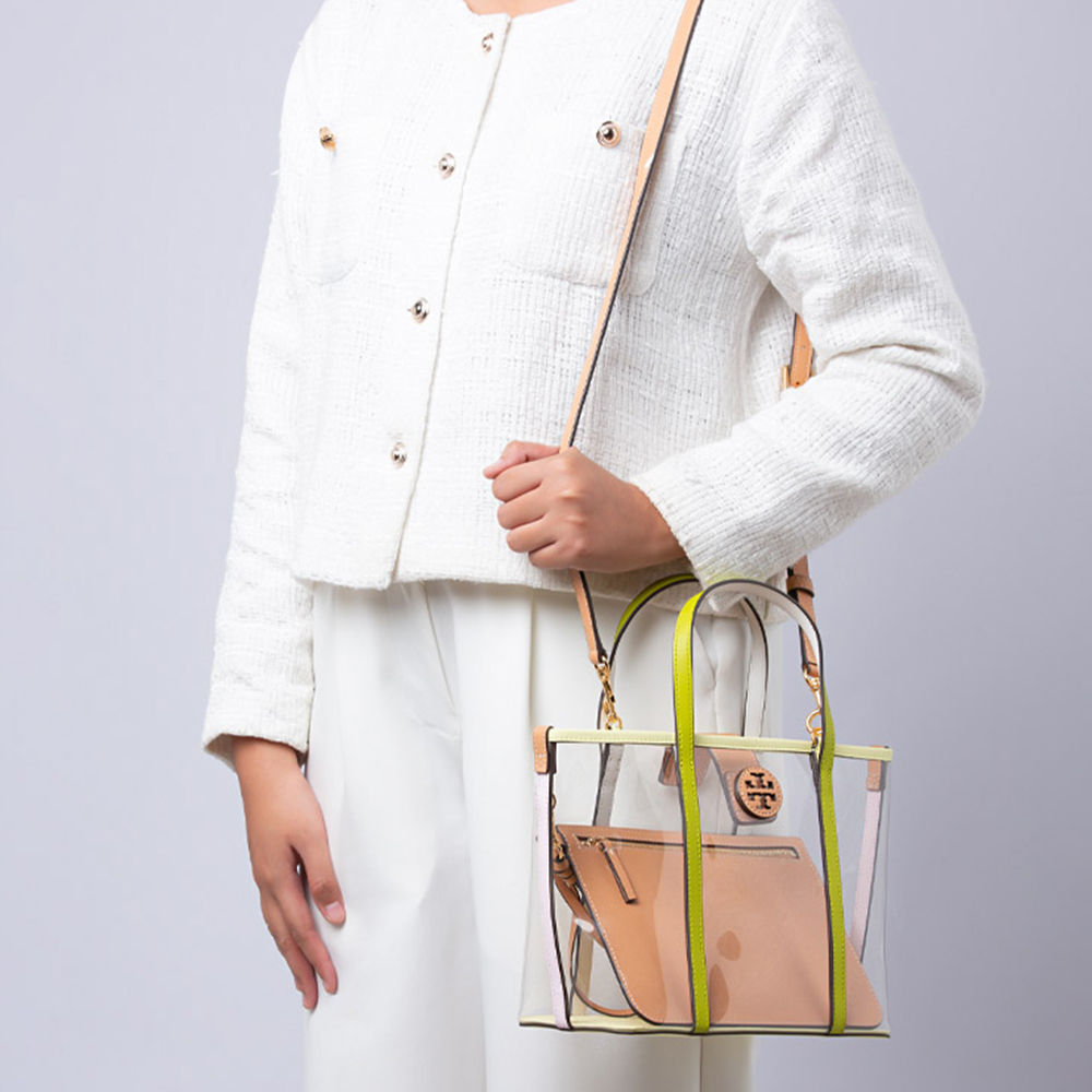 Tory Burch Blake Clear Small Tote Clear –