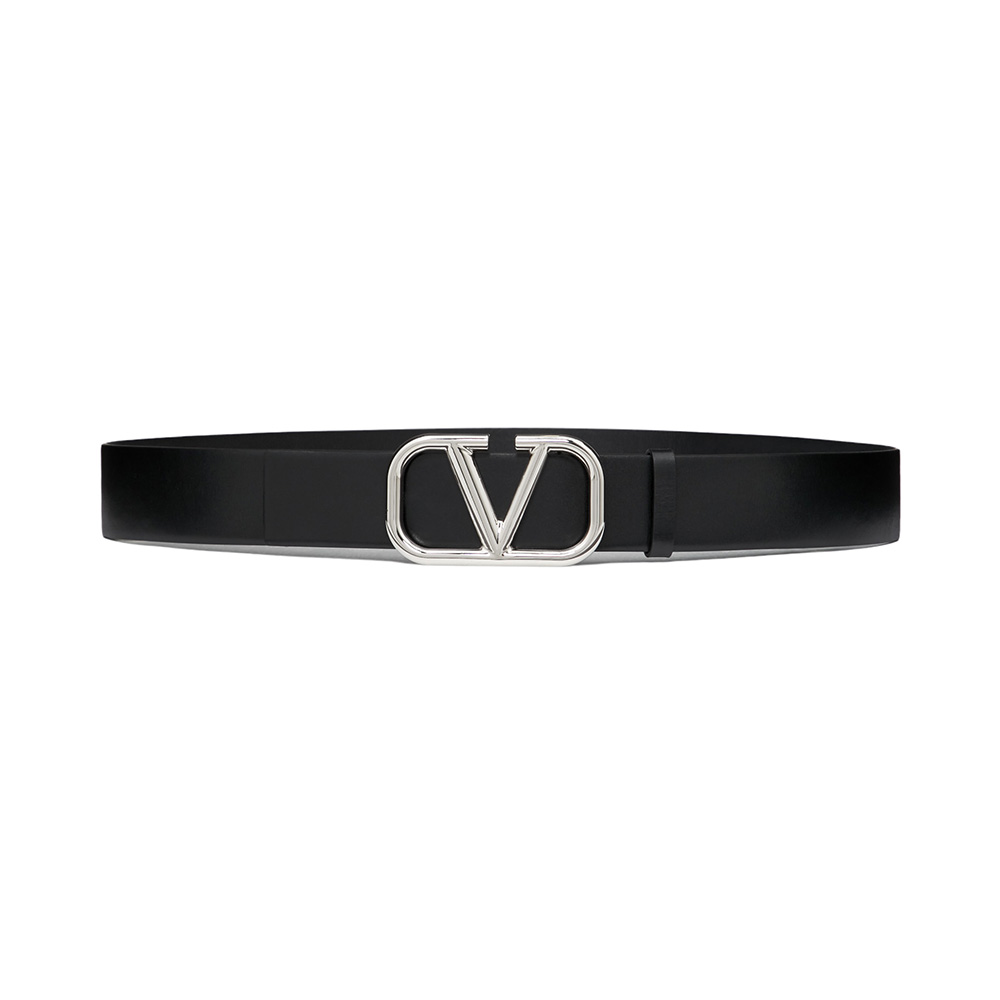 Valentino Women's Mini Vlogo Signature Belt Black