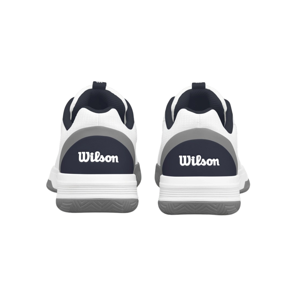 Wilson Courtglide Tennis Shoes White / Navy Blazer / Quarry  display picture 3
