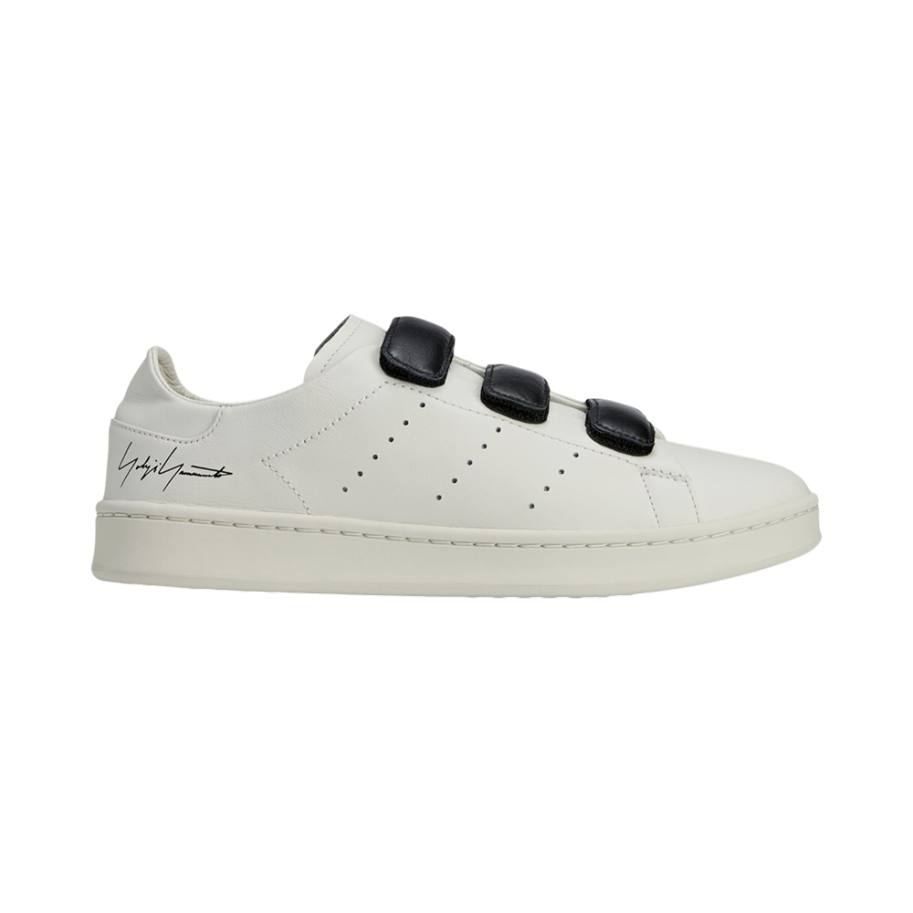 Y-3 Stan Smith Hook and Loop Leather Sneakers Orbit Grey/Black – voilà.id