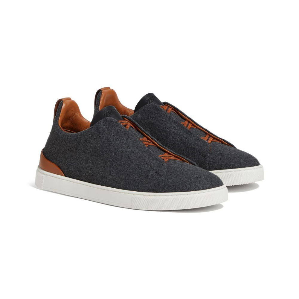 Zegna #UseTheExisting™ Triple Stitch™ Sneakers Grey – voilà.id