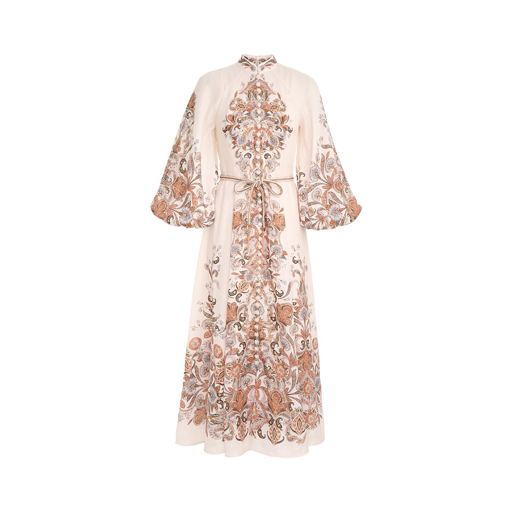 DEVI DRAPE IVORY SHIRT AND PANTS main image 1